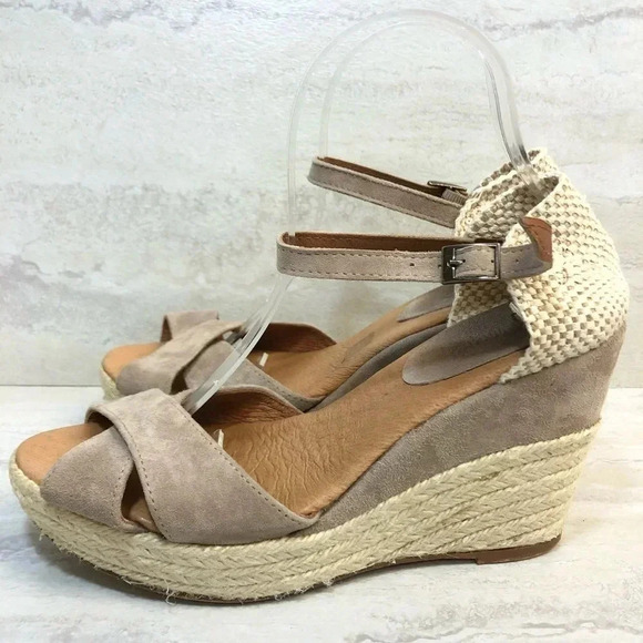Pima 2 wedge espadrille sandal size 40 - Picture 3 of 6